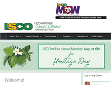 Tablet Screenshot of lethseniors.com